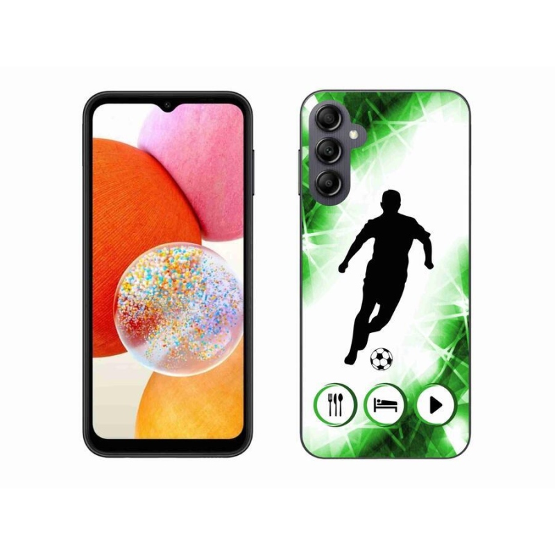 Gelový kryt mmCase na mobil Samsung Galaxy A14 4G/5G - fotbalista