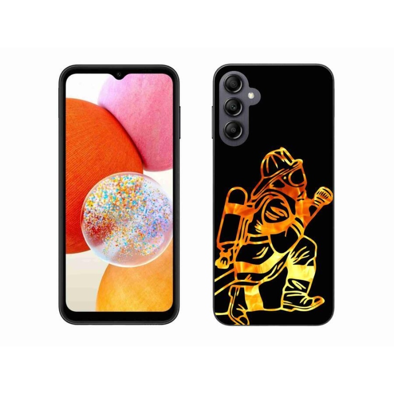 Gelový kryt mmCase na mobil Samsung Galaxy A14 4G/5G - hasič 1