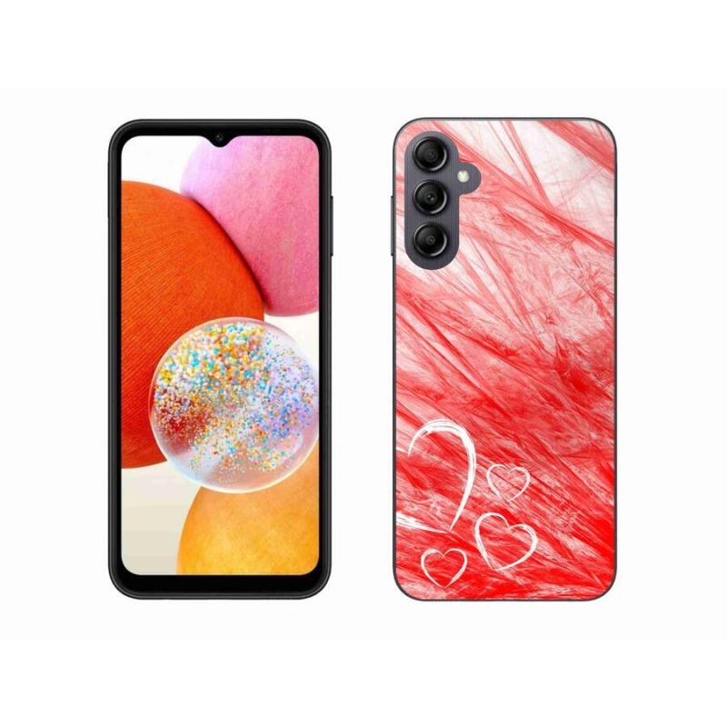 Gelový kryt mmCase na mobil Samsung Galaxy A14 4G/5G - heart