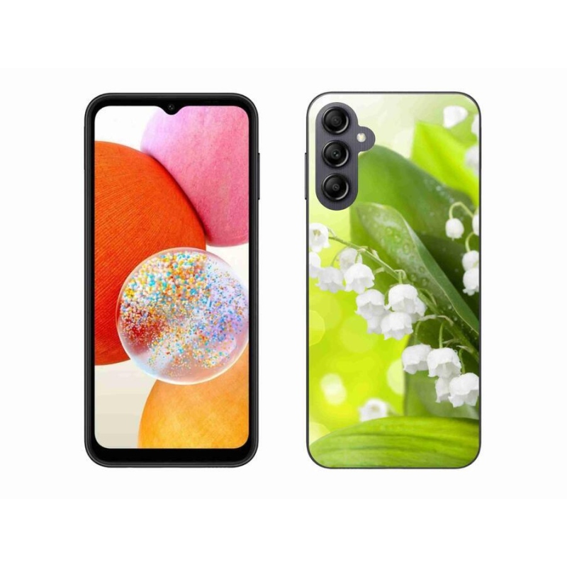 Gelový kryt mmCase na mobil Samsung Galaxy A14 4G/5G - konvalinka