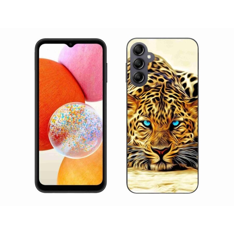 Gelový kryt mmCase na mobil Samsung Galaxy A14 4G/5G - kreslený tygr
