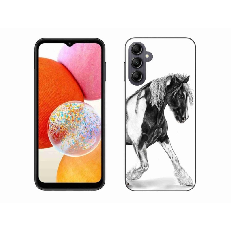 Gelový kryt mmCase na mobil Samsung Galaxy A14 4G/5G - kůň