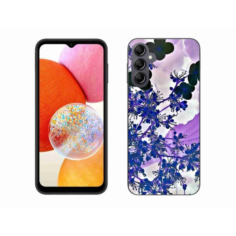 Gelový kryt mmCase na mobil Samsung Galaxy A14 4G/5G - květ hortenzie