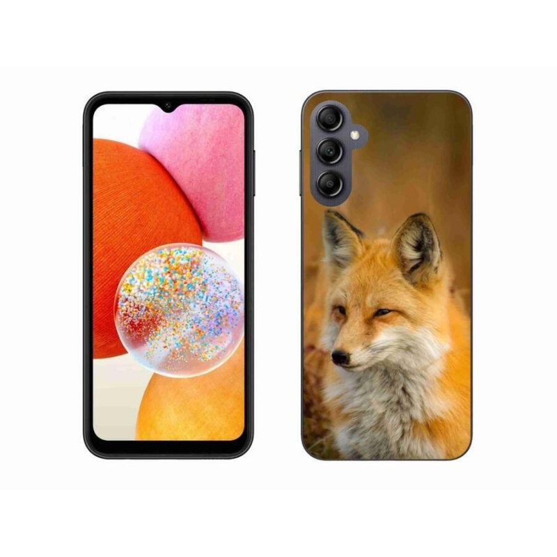 Gelový kryt mmCase na mobil Samsung Galaxy A14 4G/5G - liška