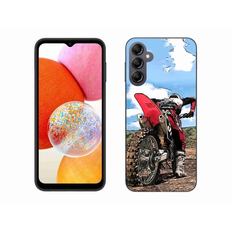 Gelový kryt mmCase na mobil Samsung Galaxy A14 4G/5G - moto