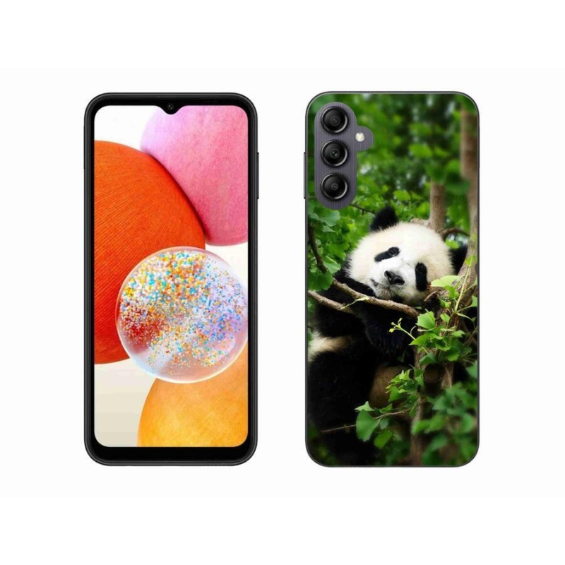 Gelový kryt mmCase na mobil Samsung Galaxy A14 4G/5G - panda