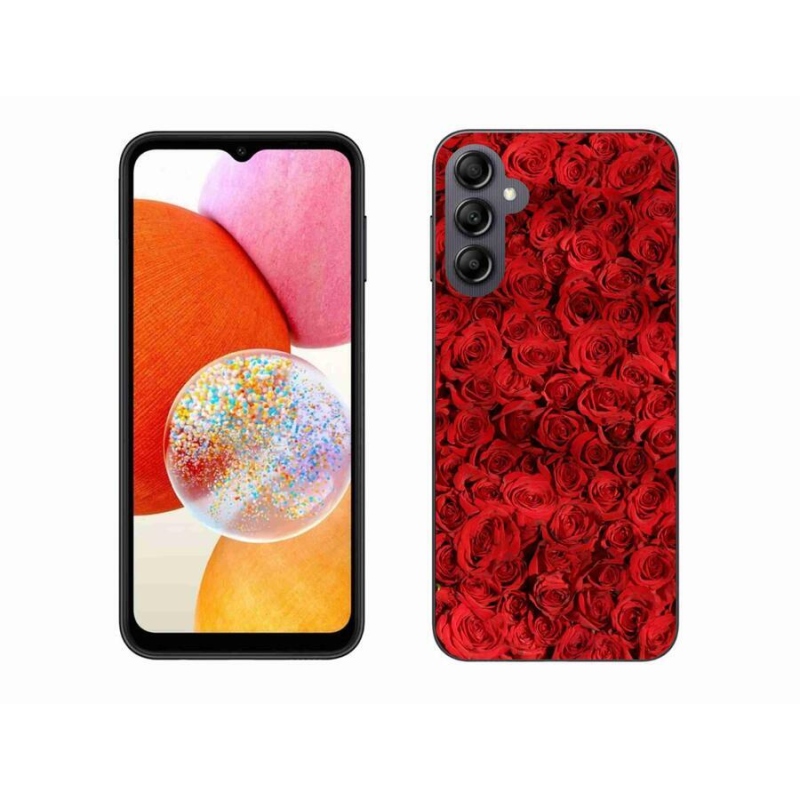 Gelový kryt mmCase na mobil Samsung Galaxy A14 4G/5G - růže