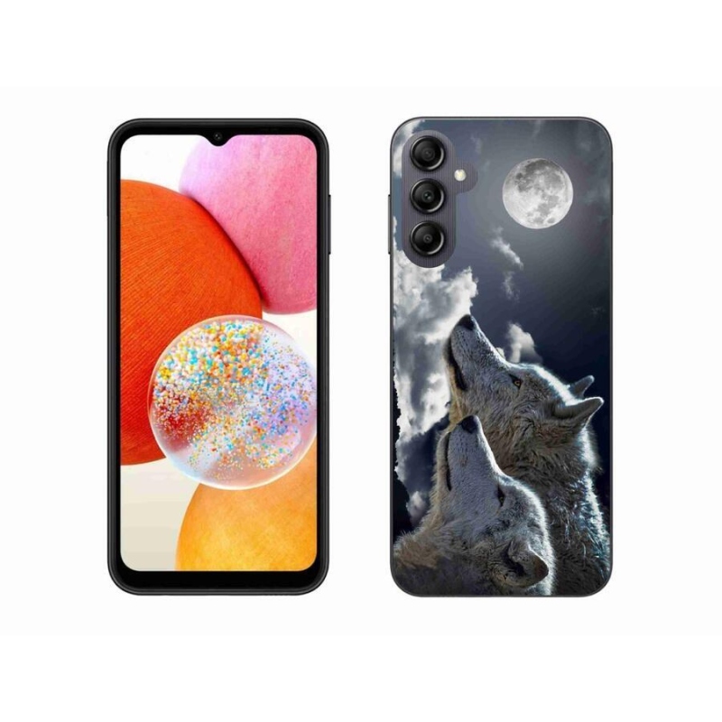 Gelový kryt mmCase na mobil Samsung Galaxy A14 4G/5G - vlci