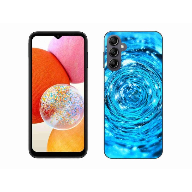 Gelový kryt mmCase na mobil Samsung Galaxy A14 4G/5G - vodní vír