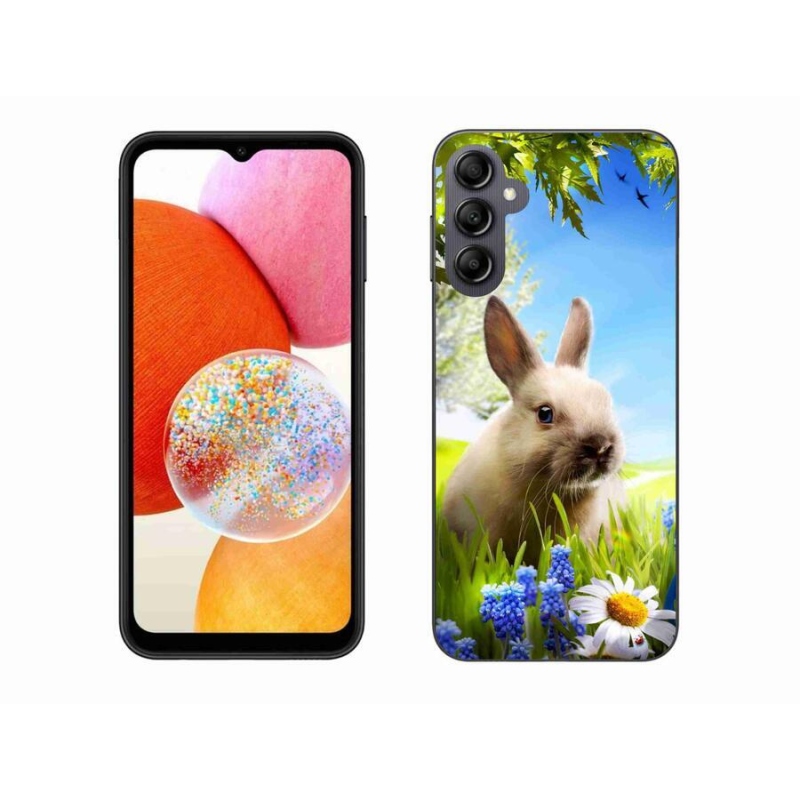 Gelový kryt mmCase na mobil Samsung Galaxy A14 4G/5G - zajíček