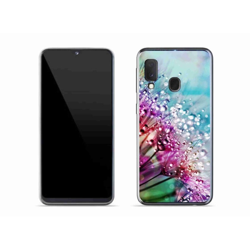 Gelový kryt mmCase na mobil Samsung Galaxy A20e - barevné květy