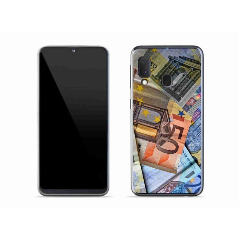Gelový kryt mmCase na mobil Samsung Galaxy A20e - euro