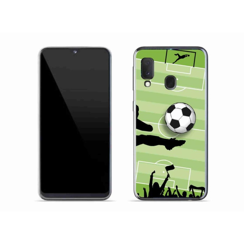 Gelový kryt mmCase na mobil Samsung Galaxy A20e - fotbal 3