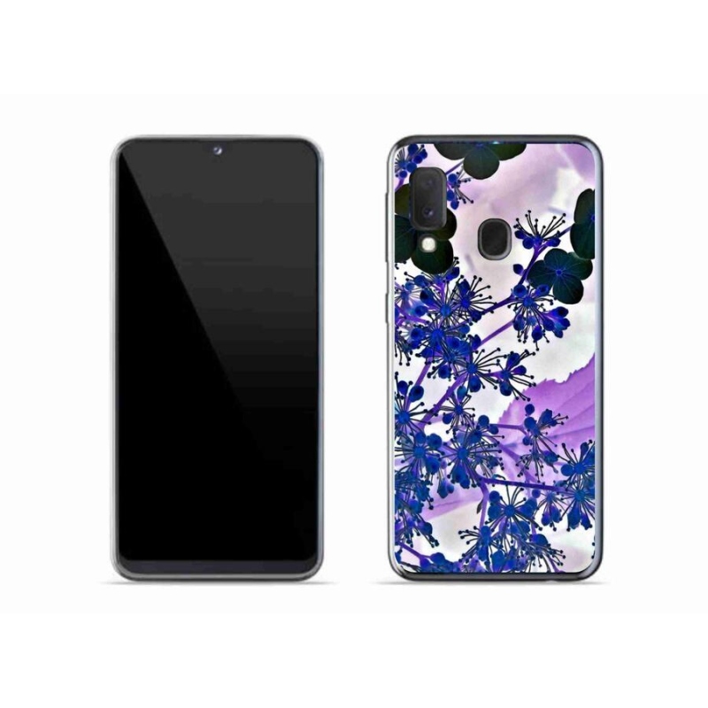 Gelový kryt mmCase na mobil Samsung Galaxy A20e - květ hortenzie