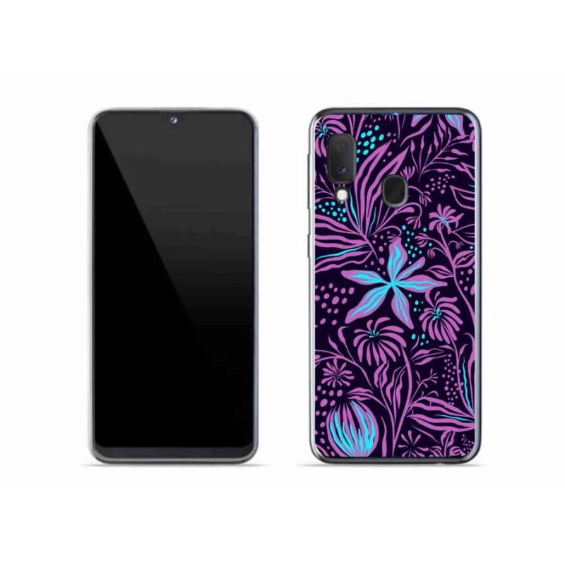 Gelový kryt mmCase na mobil Samsung Galaxy A20e - květiny 2