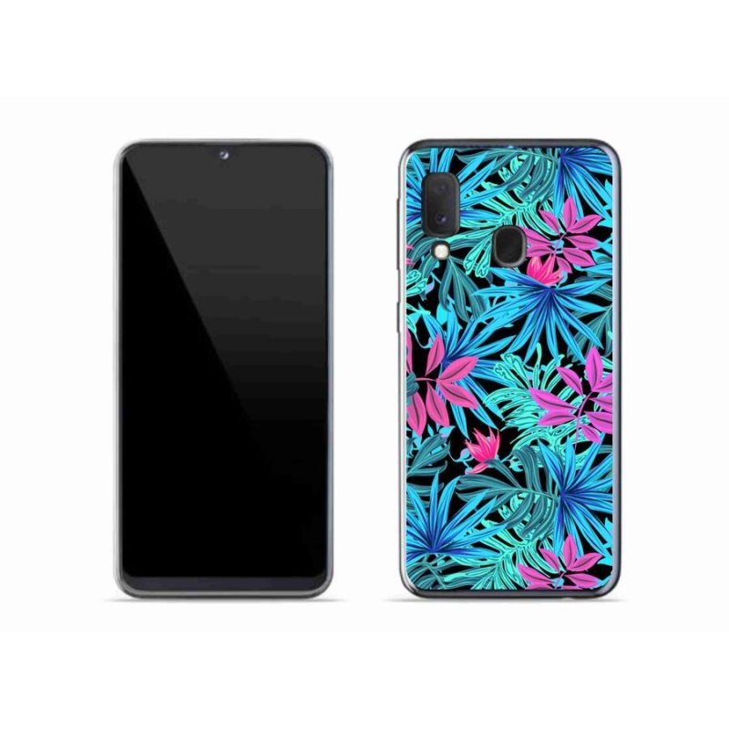 Gelový kryt mmCase na mobil Samsung Galaxy A20e - květiny 3