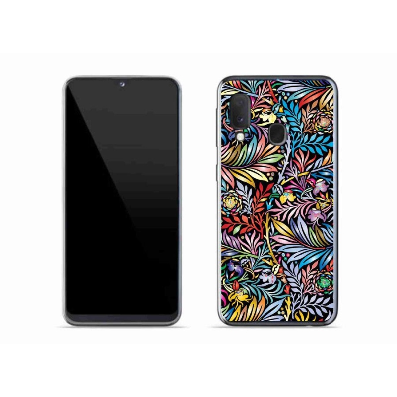Gelový kryt mmCase na mobil Samsung Galaxy A20e - květiny 5