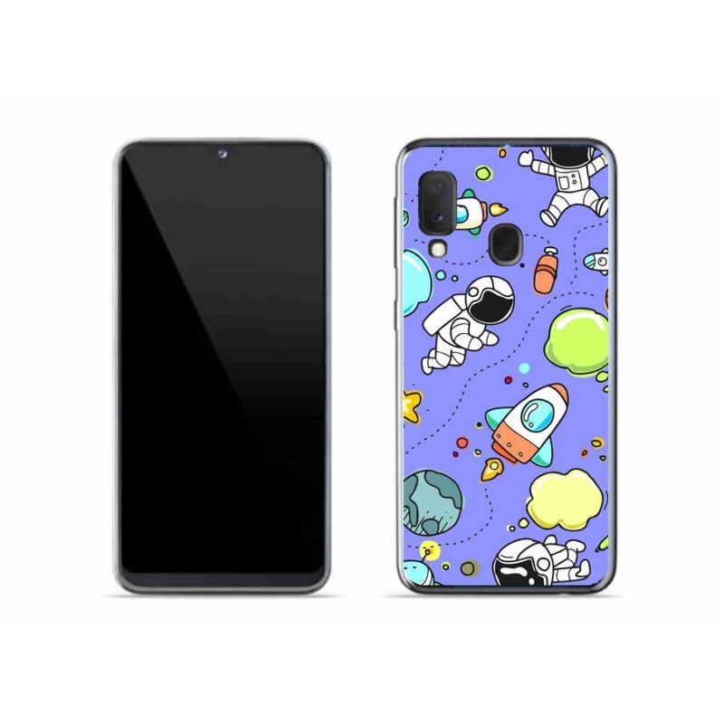 Gelový kryt mmCase na mobil Samsung Galaxy A20e - vesmír
