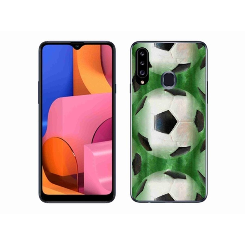 Gelový kryt mmCase na mobil Samsung Galaxy A20s - fotbalový míč