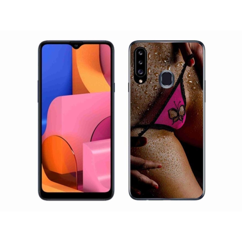 Gelový kryt mmCase na mobil Samsung Galaxy A20s - sexy žena