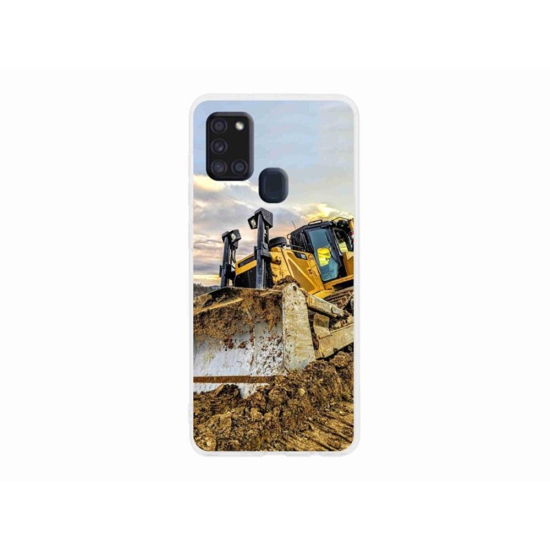Gelový kryt mmCase na mobil Samsung Galaxy A21s - bagr