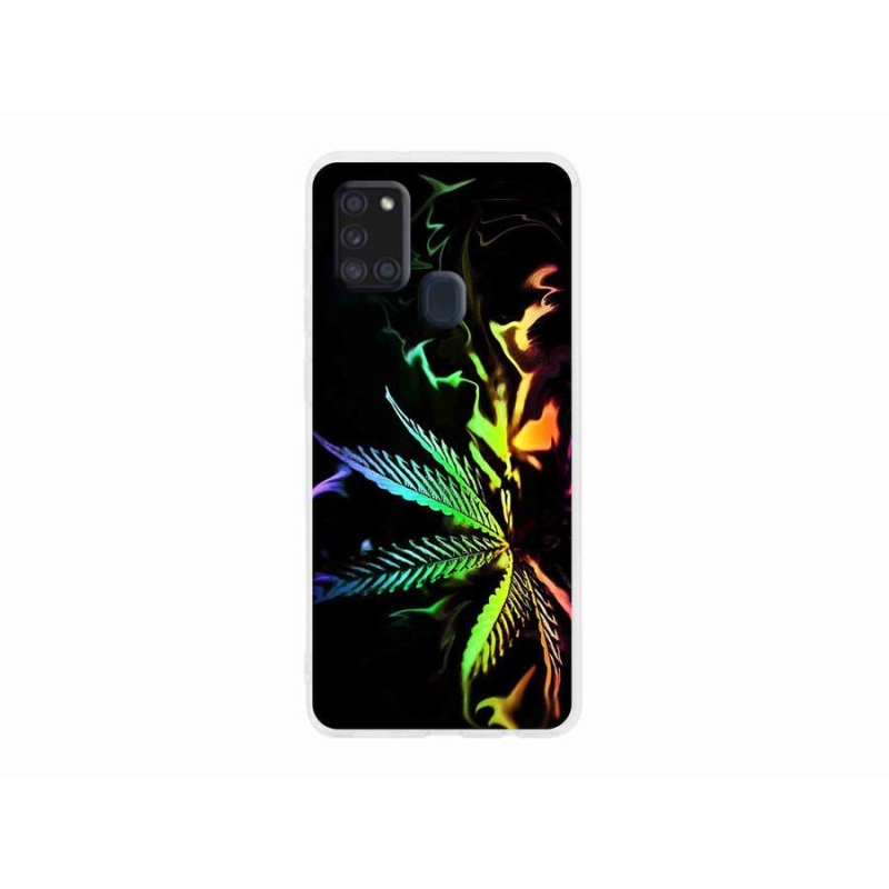 Gelový kryt mmCase na mobil Samsung Galaxy A21s - konopí 2