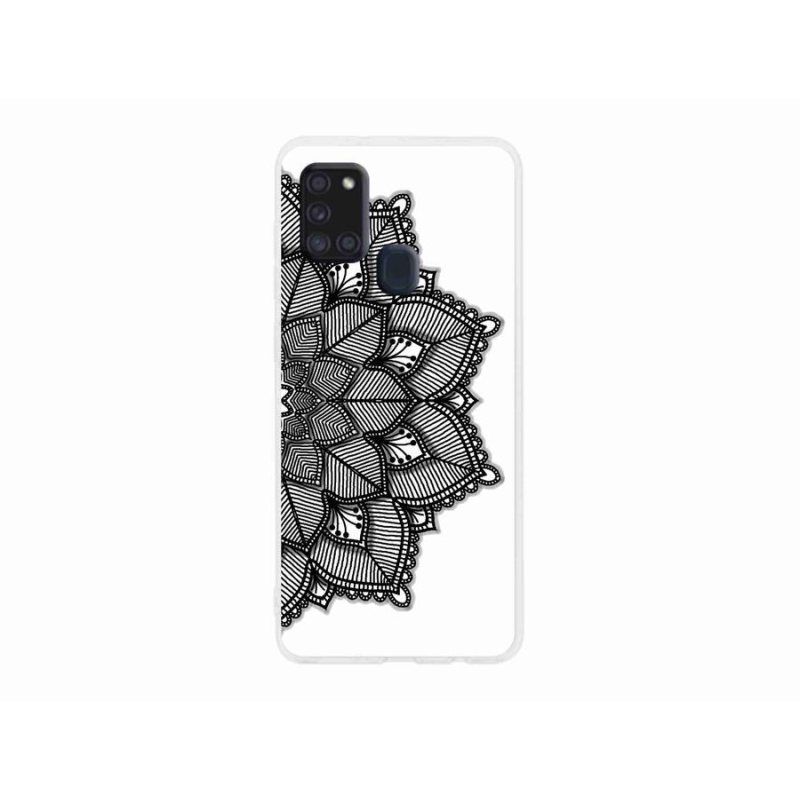 Gelový kryt mmCase na mobil Samsung Galaxy A21s - mandala