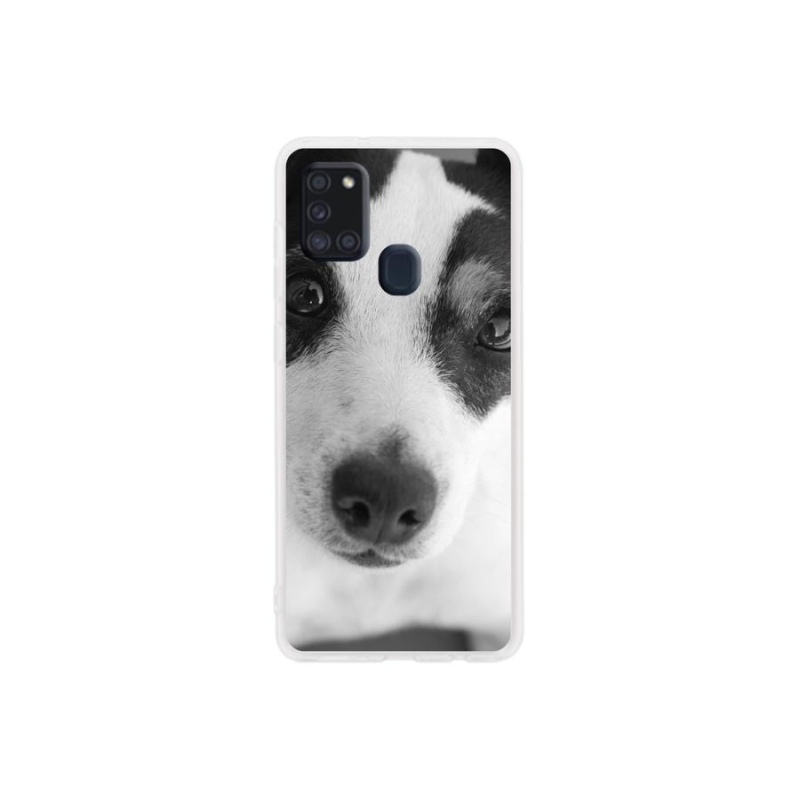 Gelový kryt mmCase na mobil Samsung Galaxy A21s - pes