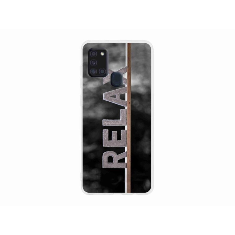 Gelový kryt mmCase na mobil Samsung Galaxy A21s - relax 1