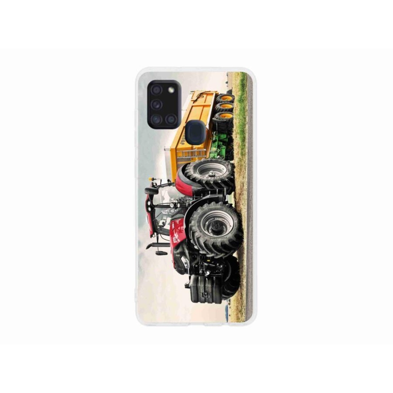 Gelový kryt mmCase na mobil Samsung Galaxy A21s - traktor 3