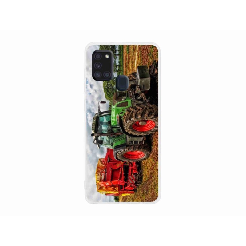 Gelový kryt mmCase na mobil Samsung Galaxy A21s - traktor 4