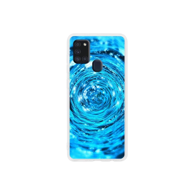 Gelový kryt mmCase na mobil Samsung Galaxy A21s - vodní vír