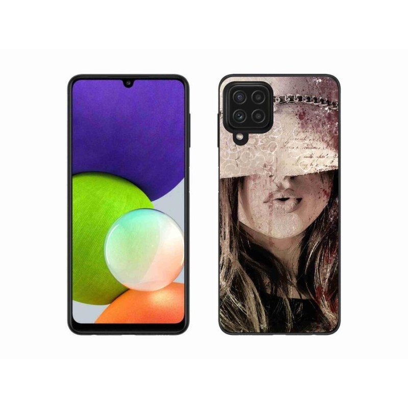 Gelový kryt mmCase na mobil Samsung Galaxy A22 4G - dívka