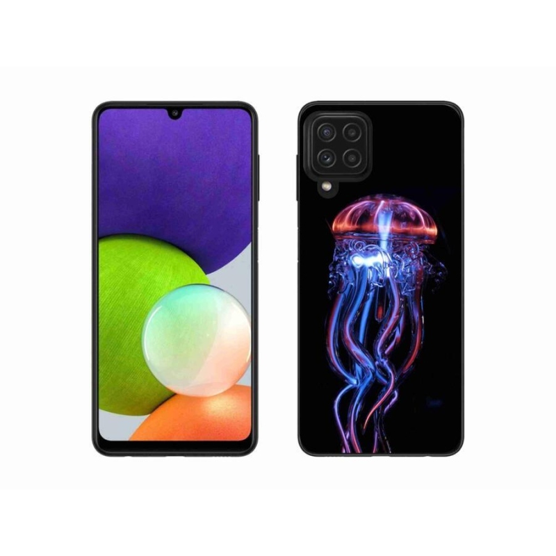 Gelový kryt mmCase na mobil Samsung Galaxy A22 4G - medúza