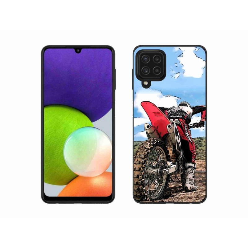 Gelový kryt mmCase na mobil Samsung Galaxy A22 4G - moto