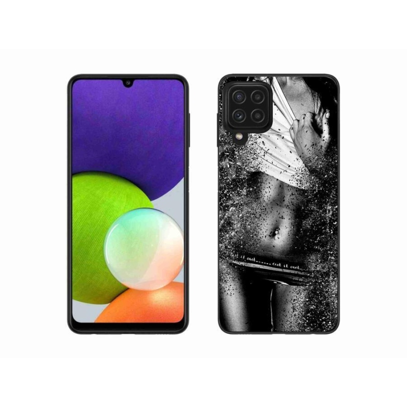 Gelový kryt mmCase na mobil Samsung Galaxy A22 4G - sexy žena 1