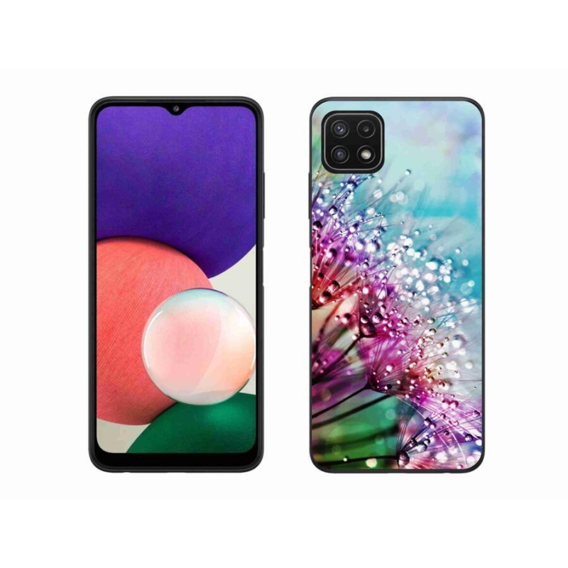 Gelový kryt mmCase na mobil Samsung Galaxy A22 5G - barevné květy