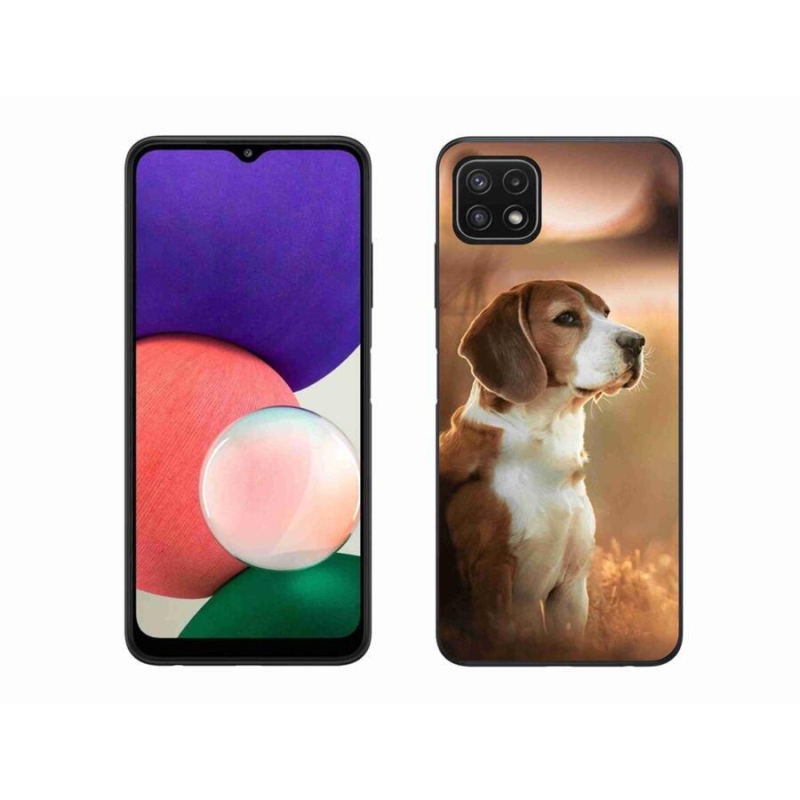 Gelový kryt mmCase na mobil Samsung Galaxy A22 5G - bígl