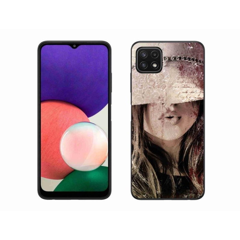 Gelový kryt mmCase na mobil Samsung Galaxy A22 5G - dívka