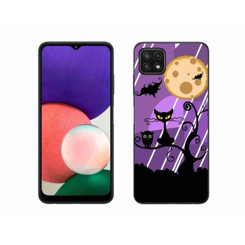 Gelový kryt mmCase na mobil Samsung Galaxy A22 5G - halloween