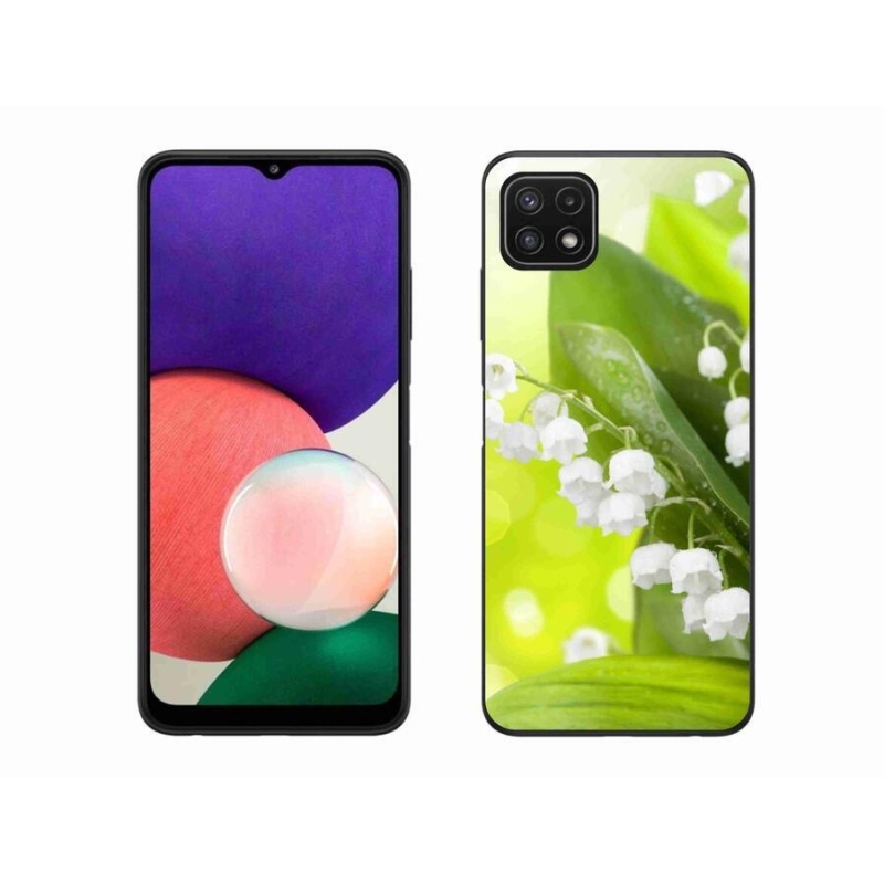 Gelový kryt mmCase na mobil Samsung Galaxy A22 5G - konvalinka