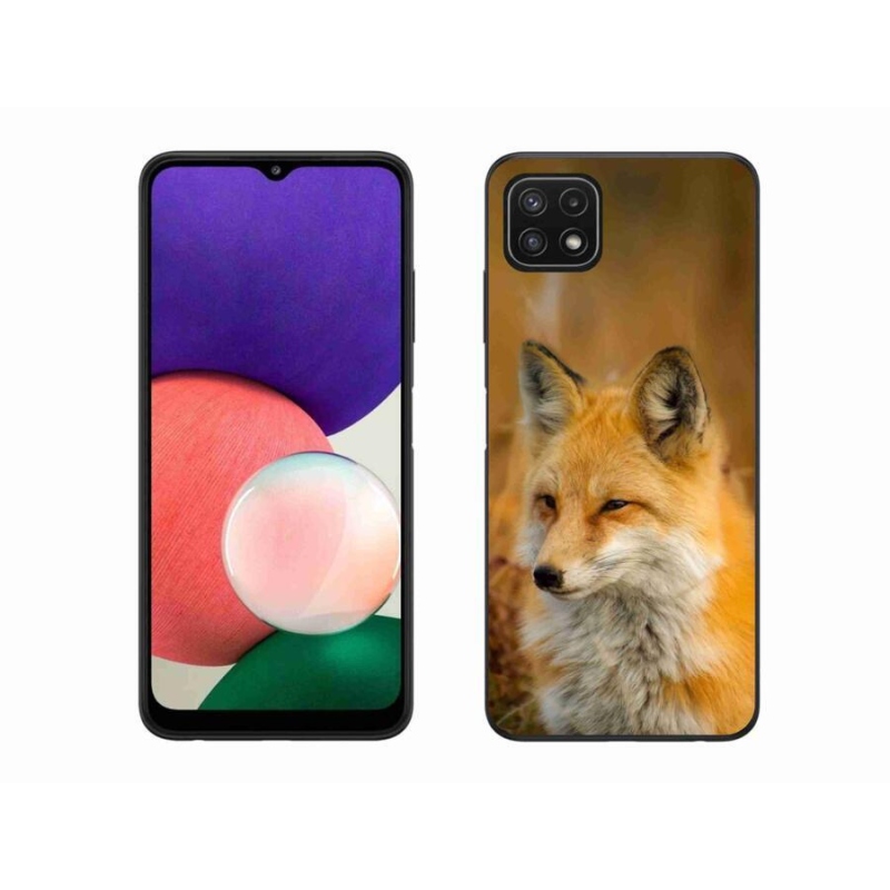 Gelový kryt mmCase na mobil Samsung Galaxy A22 5G - liška