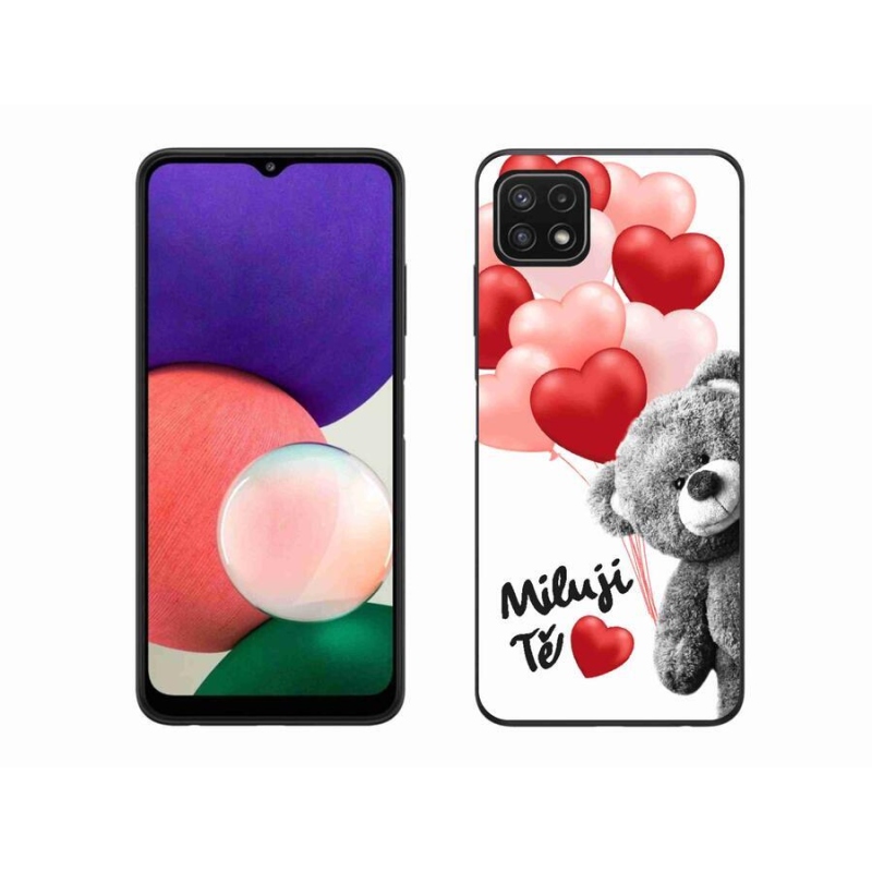Gelový kryt mmCase na mobil Samsung Galaxy A22 5G - miluji Tě