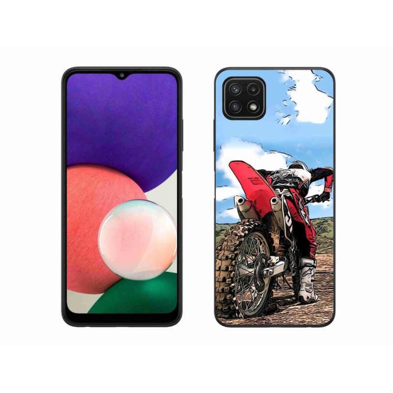Gelový kryt mmCase na mobil Samsung Galaxy A22 5G - moto