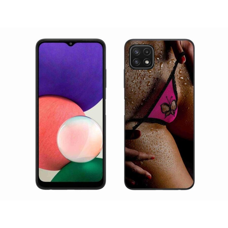 Gelový kryt mmCase na mobil Samsung Galaxy A22 5G - sexy žena