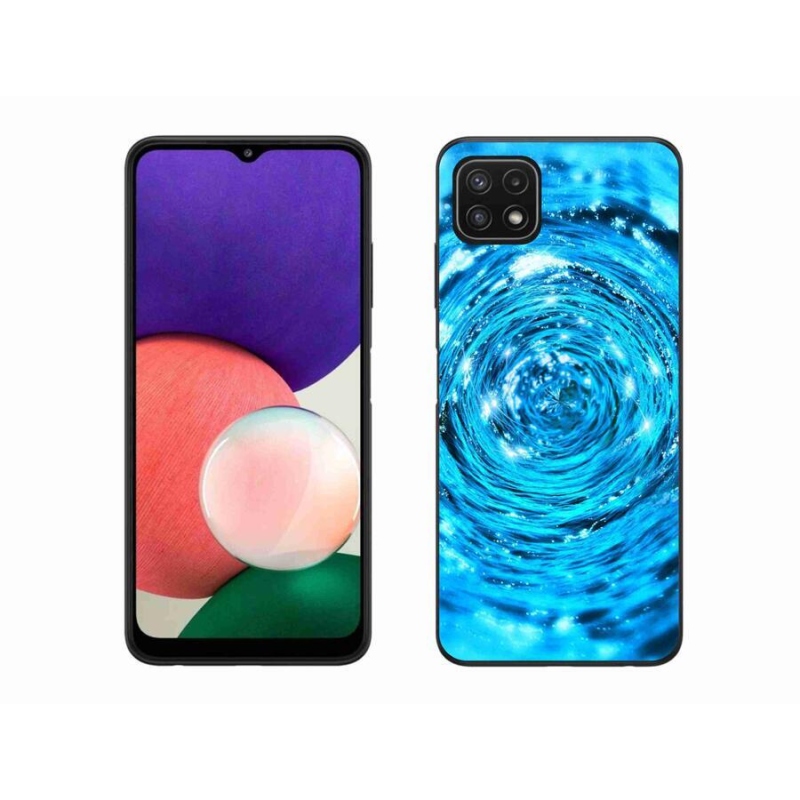 Gelový kryt mmCase na mobil Samsung Galaxy A22 5G - vodní vír