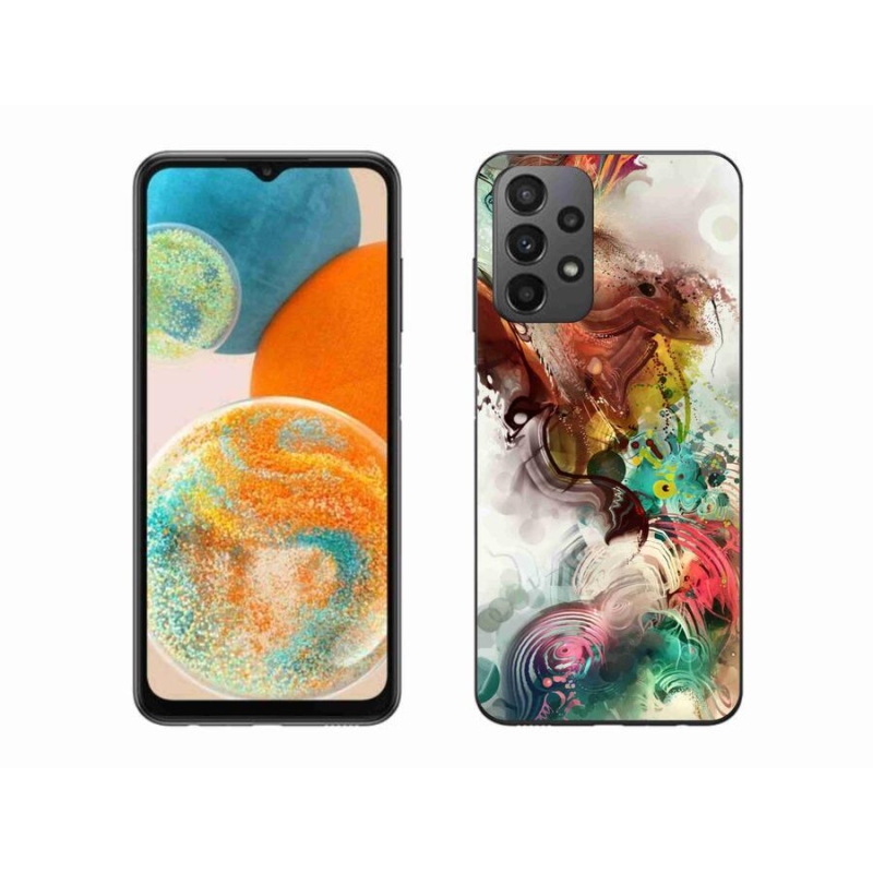 Gelový kryt mmCase na mobil Samsung Galaxy A23 4G/5G - abstrakt 1