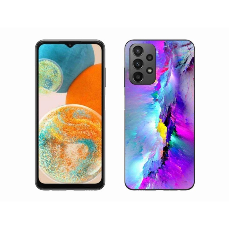 Gelový kryt mmCase na mobil Samsung Galaxy A23 4G/5G - abstrakt