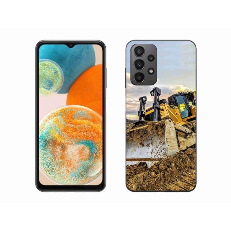 Gelový kryt mmCase na mobil Samsung Galaxy A23 4G/5G - bagr