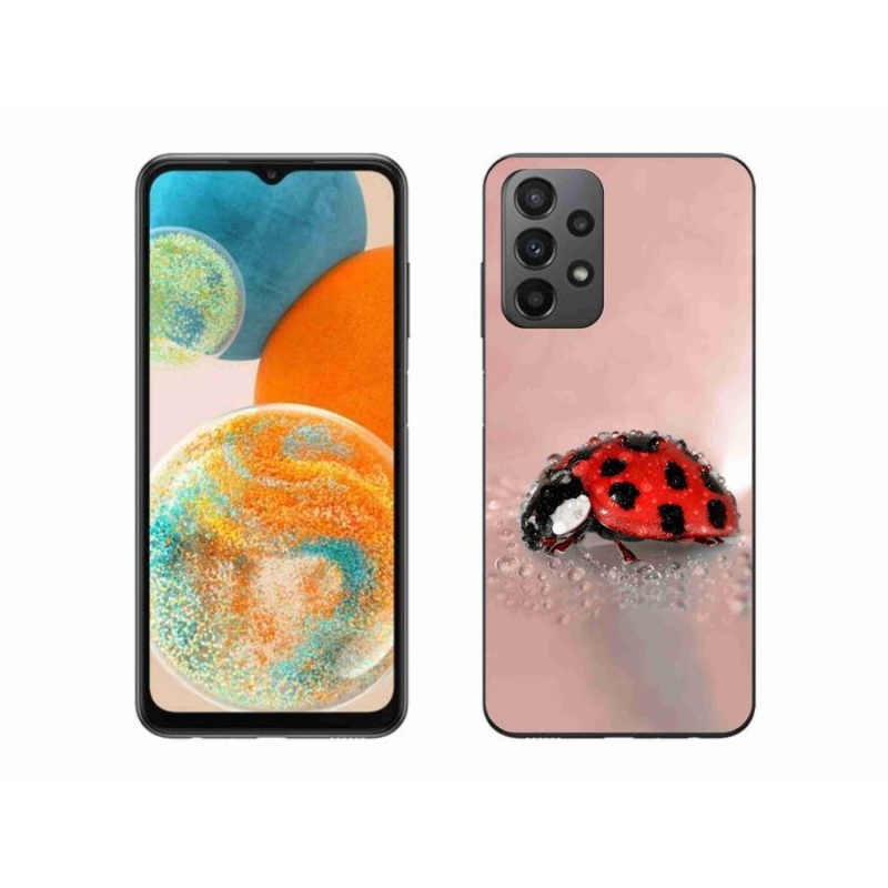 Gelový kryt mmCase na mobil Samsung Galaxy A23 4G/5G - beruška